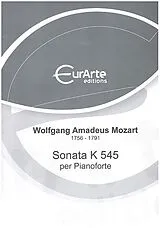 Wolfgang Amadeus Mozart Notenblätter Sonata facile in do maggiore KV545