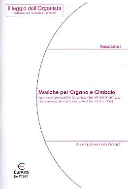  Notenblätter Musiche per Organo e Cimbalo