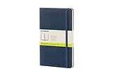 Blankobuch kt Moleskine Notizbuch, Large Size, Blanko, saphir von