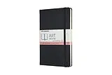 Blankobuch geb Notizbuch / Bullet Large/ Punktraster Schwarz / A5 von