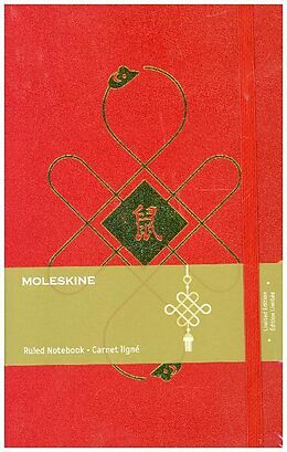 Blankobuch geb Moleskine Notizbuch - Chinesisches Neujahr/ Jahr der Ratte Large/A5, Liniert, Fester Einband, Ratte von 