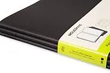 Blankobuch kt Notizbuch / XXL 3 Set Black Plain von 
