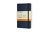 Kartonierter Einband Moleskine Notizbuch Pocket/A6, Liniert, Soft Cover, Saphir von Moleskine