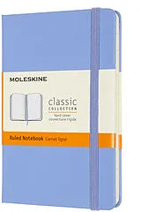 Blankobuch geb Moleskine Notizbuch Pocket/A6, Liniert, Fester Einband, Hortensien Blau von 