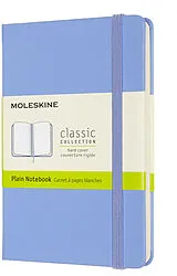 Blankobuch geb Moleskine Notizbuch Pocket/A6, Blanko, Fester Einband, Hortensien Blau von 