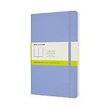 Blankobuch geb Moleskine Notizbuch Large/A5, Blanko, Weicher Einband, Hortensien Blau von 