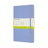 Blankobuch geb Moleskine Notizbuch Large/A5, Blanko, Weicher Einband, Hortensien Blau von 