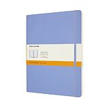 Blankobuch geb Moleskine Notizbuch XL, Liniert, Weicher Einband, Hortensien Blau von 