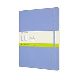 Blankobuch geb Moleskine Notizbuch XL, Blanko, Weicher Einband, Hortensien Blau von 