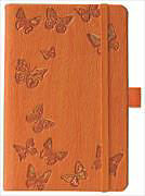 Blankobuch geb Gardena Nature S Butterfly - Orange kariert von 