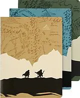 Blankobuch kt Moleskine Der Herr der Ringe Cahier (3er-Set), XL, liniert, weicher Einband von