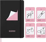 Blankobuch geb Moleskine X Blackpink Notizbuch L/A5, Liniert, Schwarz von 