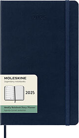 Fester Einband Moleskine Klassischer Kalender 2025, Large (13x21cm), Saphir von 