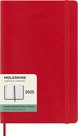 Kartonierter Einband Moleskine 12 Monate Wochen Notizkalender 2025, Large/A5 von 