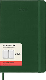 Fester Einband Moleskine 12 Monate Tageskalender 2025, Large/A5 von 