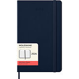 Fester Einband Moleskine 12 Monate Tageskalender 2026, Large/A5, 1 Tag = 1 Seite, Fester Einband, Saphir von 