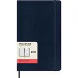 Jahresagenda kt Moleskine 12 Monate Tageskalender 2026, Large/A5, 1 Tag = 1 Seite, Weicher Einband, Saphir von 