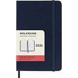Fester Einband Moleskine 12 Monate Tageskalender 2026, Pocket/A6, 1 Tag = 1 Seite, Fester Einband, Saphir von 