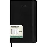 Jahresagenda kt Moleskine 12 Monate Wochen Notizkalender 2026, Large/A5, 1 Wo = 2 Seiten, linierte Seiten, Weicher Einband, Schwarz von 