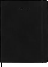 Jahresagenda kt Moleskine 18 Monate Wochenkalender 2025/2026, XL, 1 Wo = 1 Seite, Rechts Linierte Seite, Weicher Einband, Schwarz von