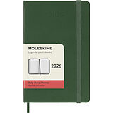Fester Einband Moleskine 12 Monate Tageskalender 2026, Pocket/A6, 1 Tag = 1 Seite, Fester Einband, Myrtengrün von 