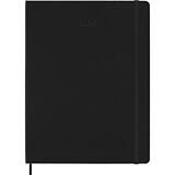 Fester Einband Moleskine Smart Pro Kalender 2026, für das Smart Writing Set 12 Monate Wochen Notizkalender, 1 W = 2 S, vertikal, XL, fester Einband, schwarz von 
