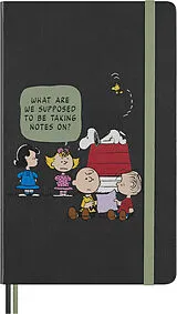 Fester Einband Moleskine Peanuts Gruppe Notizbuch limitierte Ausgabe, L/A5, liniert, fester Einband, Grau von 