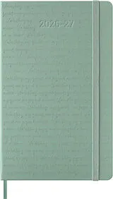 Fester Einband Moleskine 18 Monate Wochen Notizkalender 2026/2027, L/A5, 1 Wo = 1 Seite, rechts linierte Seite, fester Einband, Salbeigrün von 
