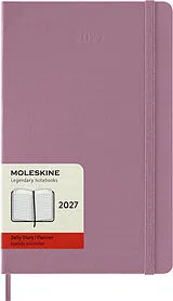 Fester Einband Moleskine 12 Monate Tageskalender 2027, Large/A5, 1 Tag = 1 Seite, fester Einband, Majestätisches Pink von