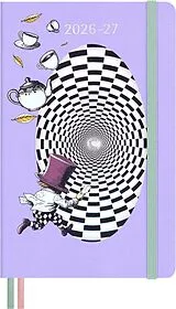 Jahresagenda geb Moleskine Alice im Wunderland 18 Monate Wochen-Notizkalender 2026/2027, L/A5, 1 Wo = 1 Seite, fester Einband von 
