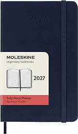 Fester Einband Moleskine 12 Monate Tageskalender 2027, Pocket/A6, 1 Tag = 1 Seite, Fester Einband, Saphir von 