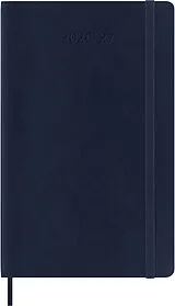 Kartonierter Einband (Kt) Moleskine 18 Monate Wochen Notizkalender 2026/2027, Large/A5, 1 Wo = 1 Seite, rechts linierte Seite, Weicher Einband, Saphir von 