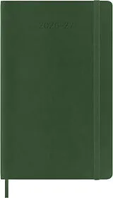 Kartonierter Einband (Kt) Moleskine 18 Monate Wochen Notizkalender 2026/2027, L/A5, 1 Wo = 1 Seite, rechts linierte Seite, weicher Einband, Myrtengrün von 