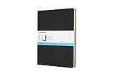 Blankobuch geb Notizbuch / XL, 3x Set, Black / gepunktet von
