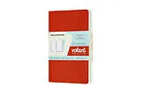 Blankobuch geb Moleskine Volant P/A6, 2x Set, Plain, Soft Cover, Coral Orange, Aquamerine Blue von 