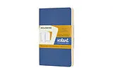 Blankobuch geb Moleskine Volant P/A6, 2x Set, Plain, Soft Cover, Forget-Me-Not Blue, Amber Yellow von
