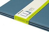 Blankobuch geb Moleskine Journals - Cahier XL, Set of 3 PCS, Plain, Cardboard Cover, Brisk Blue von