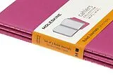 Blankobuch geb Moleskine Journals - Cahier P/A6, Set of 3 PCS, Ruled, Cardboard Cover, Kinetic Pink von