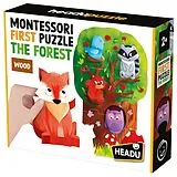 Montessori Puzzle Wald Spiel