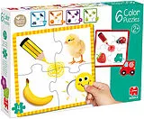 GOULA 6 Farben-Puzzle Spiel