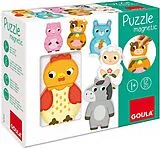 GOULA Magnetisches Holzpuzzle Bauernhof Spiel