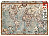 Educa Puzzle. Political Map of the World 1500 Teile Spiel