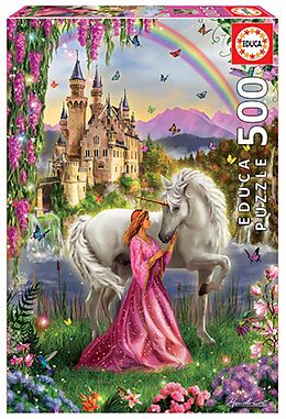 Educa Puzzle. Fairy and Unicorn 500 Teile Spiel