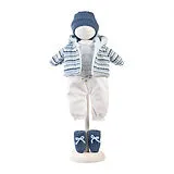 Kleiderset Elefant blau 40-42cm Spiel