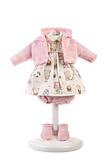 Kleiderset Bär rosa 33cm Spiel