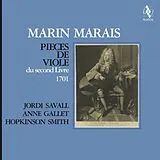 Anne Gallet,Hopki Jordi Savall Vinyl Marin Marais - Pièce De Viole Du Second Livre (Vinyl)