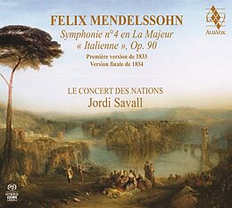 Jordi/Le Concert des Na Savall Super Audio CD Symphony No 4 En La Majeur "italienne",Op.90