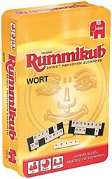 Original Rummikub WORT Kompakt in Metalldose Spiel