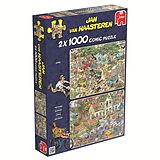 Der Sturm & Die Safari. Puzzle 2 x 1000 Teile Spiel