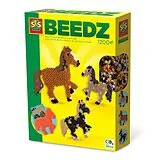 SES® Bügelperlenset BEEDZ, Pferde 1200 Perlen inkl. Sticker Spiel